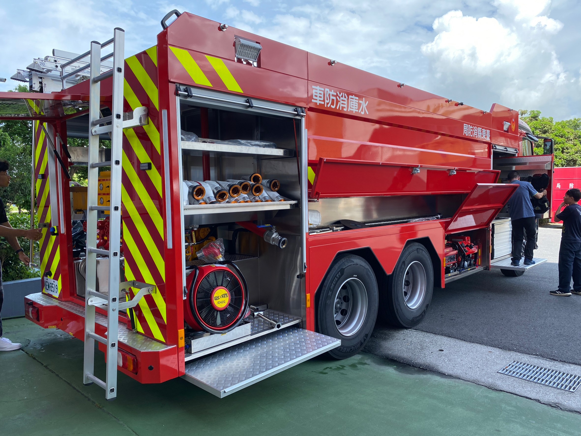 水庫消防車驗收，強化火災搶救能力的附加圖片